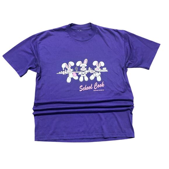 Purple Bunny Graphic Tee - Picture 1 of 1